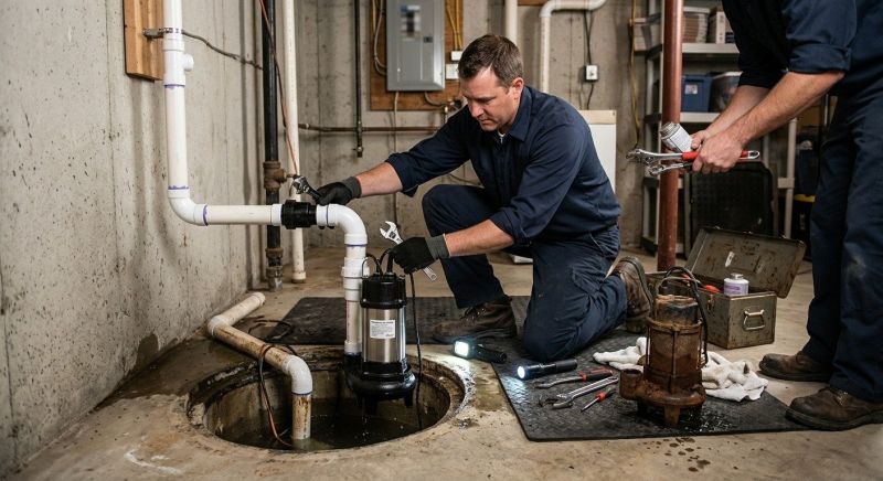 Basement Sump Pump Service in Framingham, MA
