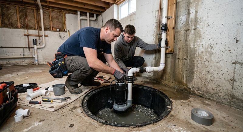 Sump Pump Installation in Providence, RI