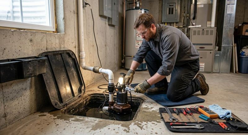 Sump Pump Relocation in Boston, MA