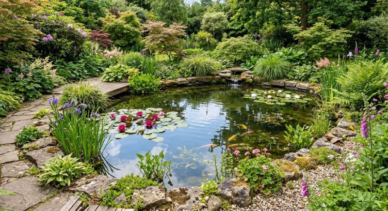 Garden Pond Installation in Ventura County, CA