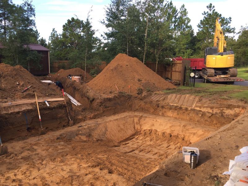 Pool Excavation in Houston, TX