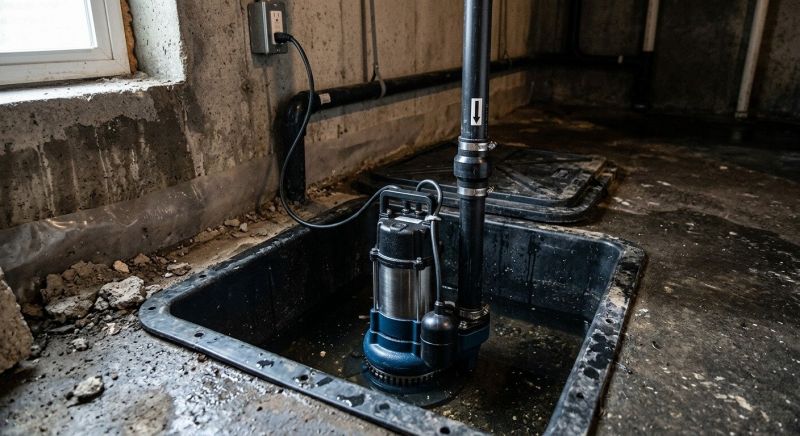 Sump Pump Installation in Warwick, RI