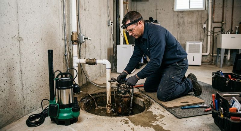 Sump Pump Plumbing in Providence, RI