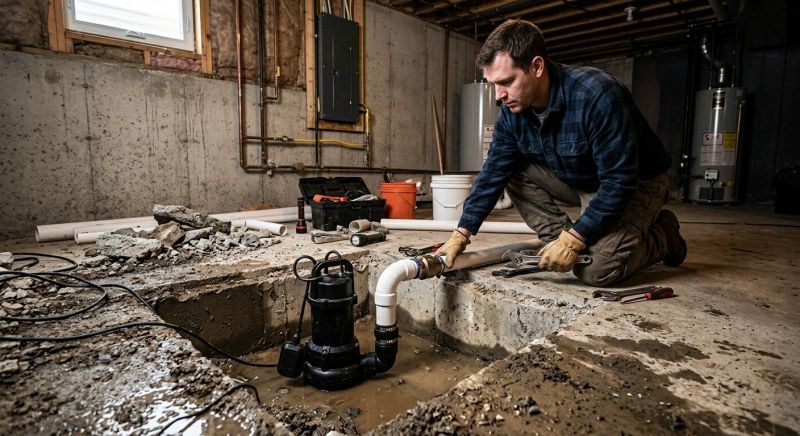 Sump Pump Relocation in Dothan, AL